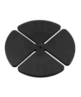 Cale amortisseur gomme contact en pneu recyclé